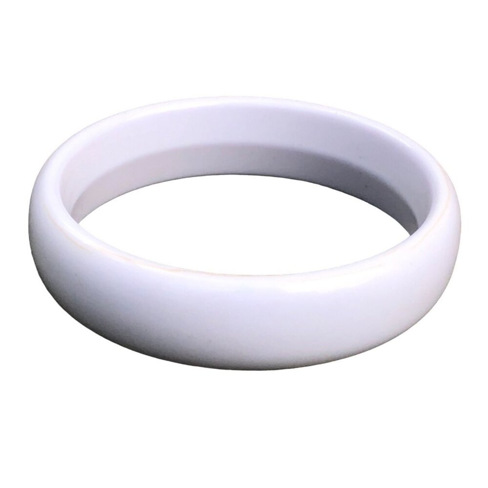 Vintage Mod Pale Pastel Lilac Purple Lucite Bangle Bracelet Minimalist Retro - Picture 3 of 7